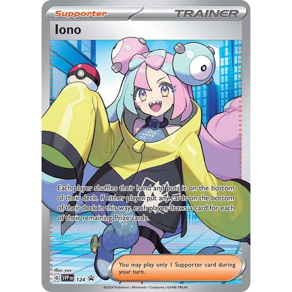 Pokemon Scarlet & Violet Promos Ultra Rare Iono SVP124