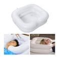 thumbnail image 5 of Lavabo inflable para el cabello, manguera de drenaje para personas mayores y discapacitadas, ayuda para el baño, blanco, 5 of 5