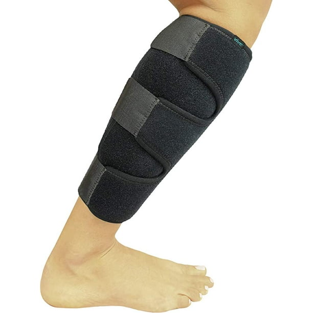 Calf Brace for Torn Calf Muscle, Shin Brace for Calf Strain, Shin Splint  Brace, Calf Support Leg Brace for Shin Splints Calf Wrap Neoprene Lower Leg