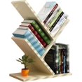 thumbnail image 1 of Bibliothèque Structure Branche d'Arbre Unique, Finition Rustique Design Moderne pour Gain de Place, Érable Blanc, 1 of 5