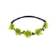 thumbnail image 4 of Qarigey Diadema de flores 70s Trajes para mujer Fotografía elástica 5 pétalos Decoraciones para fiestas Sombreros Regalos Suministros de Type2 NO2, 4 of 6