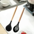 thumbnail image 5 of Wood and Silicone Kitchen Utensils Set, Utensil and Lid Rest,Wood Handles, Nonstick Utensils Cooking Set, 5 of 5