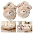 thumbnail image 1 of Preppy Esponjosas Termales Planas Peluche Punta Cerrada Oso Antihorada Antidesliz, 1 of 9