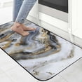 thumbnail image 4 of WERPE Marble Texture Design Square Floor Mat for Home Entrance Outside Entry 19.68*47.24 in, 4 of 6