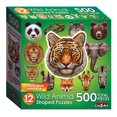 thumbnail image 4 of Cra-Z-Art 12 Wild Animal Shaped Puzzles, 500pcs, 4 of 5