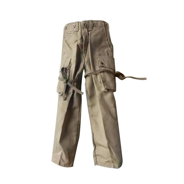 Figura a escala 1/6, conjunto de pantalones para muñeca, figuras de acción elegantes y duraderas, disfraz de ropa para figuras de soldado de 12