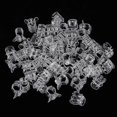 thumbnail image 4 of 50Pcs Transparent 6 Claws Orchid Clips Plastic Butterfly Flowers Support Clear Fixer For Garden Vine Stem Plants Climbing, 4 of 5