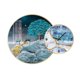 thumbnail image 1 of Juego de reloj de pared con pintura de pared de cerámica, relojes colgantes de arte de pared, decoración moderna de lujo de alta gama for sala de estar, dormitorio, hoteles, restaurantes, 1 of 5
