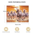 thumbnail image 2 of COMIO MangalFashions Seven 7 Running Horses Wall Art vastu with Frame (Sunrise) multicolor, 2 of 5