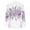 Purple A, variant on Enjoytime Womens Blouse Fashion Floral Printed Shirts V-Neck Button Long Sleeved Plus Size Tops for Women