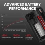 LOKITHOR J400 2000A Car Jump Starter with ConnectMax Force Start for 8L Gas/6L Diesel 12V Portable Battery Booster, Power Bank for SUV, Truck & Pickup