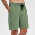 thumbnail image 6 of FRSASU Men's Workout Running Shorts Casual Lightweight Athletic Quick-Dry Gym Active Shorts with Pockets Army Green, 6 of 8