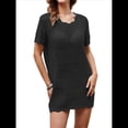 thumbnail image 3 of Traje de Baño de Ganchillo para Mujer 2025, Vestido de Punto de , Ropa de Verano Negro XL, 3 of 10