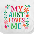 thumbnail image 4 of Inktastic My Aunt Loves Me Niece Boys or Girls Baby Bib, 4 of 4