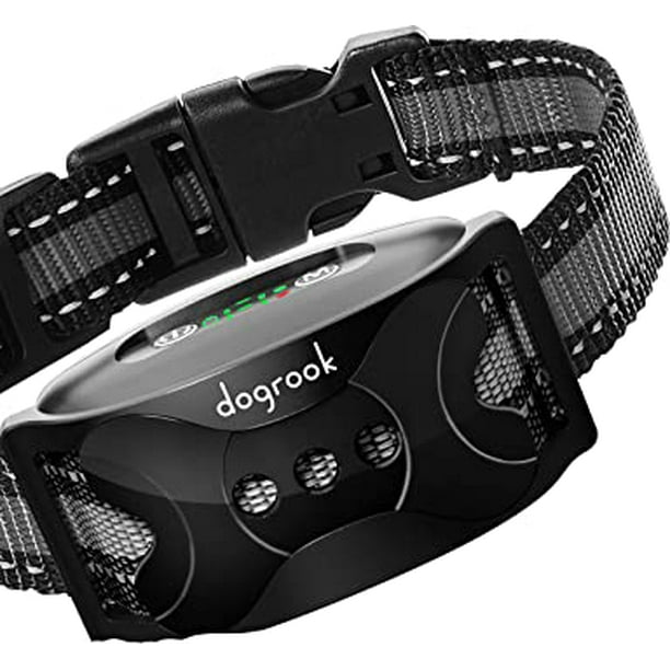 DogRook Dog Bark Collar Rechargeable Smart Anti Barking Collar for
