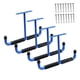 thumbnail image 3 of 4 ganchos de almacenamiento para garaje, para mangueras de jardín, kayak y bicicletas. azul, 3 of 8