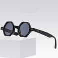 thumbnail image 2 of Polygon Sunglasses for Women and Men AC Lens PC Frame Driving Glasses for Travel Fashion Wear and Sun Protection Round, 2 of 3