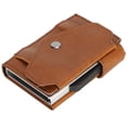 thumbnail image 3 of Tarjetero para Tarjetas de Visita Estuche para Tarjetas de Crédito Antirrobo de Gran Capacidad Cartera con Cremallera Regalo para Gente de Negocios Especialmente ANGGREK Otros, 3 of 8
