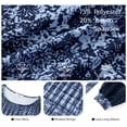 thumbnail image 6 of UVN Blouses for Women Dressy Lace Pleated Tunic Tops Casual Long Sleeve Fall Shirts, 6 of 9