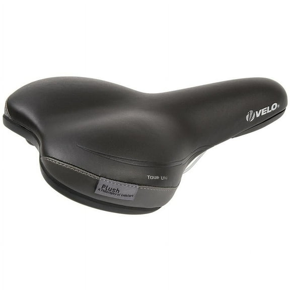 Velo Tour Uni Comfort Saddle, 261 x 171mm, 398g, Black