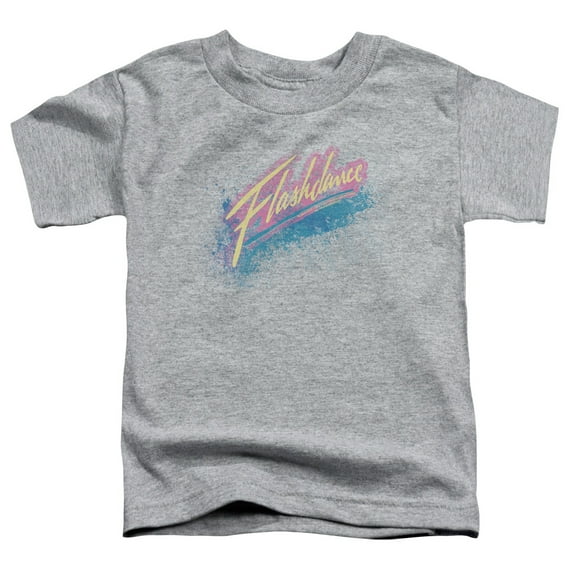Flashdance Spray Logo Toddler T-Shirt Athletic Heather