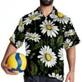 thumbnail image 4 of Daisy Men's Casual Printed Button Down Short Sleeve Beach Shirts, 4 of 6