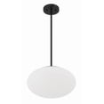 thumbnail image 6 of 56894-FB-WG Craftmade Lighting Gaze - 1 Light Pendant In Contemporary Style-8 Inches Tall and 14 Inches Wide-Flat Black Finish-White Glass Color, 6 of 6