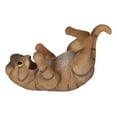 thumbnail image 4 of Wet Your Whiskers Drinking Brown Striped Kitten Cat Wine Bottle Holder Figurine, 4 of 6
