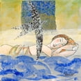 thumbnail image 2 of Hanniet, Marc 20x20 Black Ornate Wood Framed with Double Matting Museum Art Print Titled - Leloge des vagues, 2 of 4