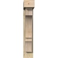 thumbnail image 2 of Ekena Millwork 6"W x 22"D x 34"H Balboa Block Rough Sawn Bracket w/ Offset Brace, Douglas Fir, 2 of 25