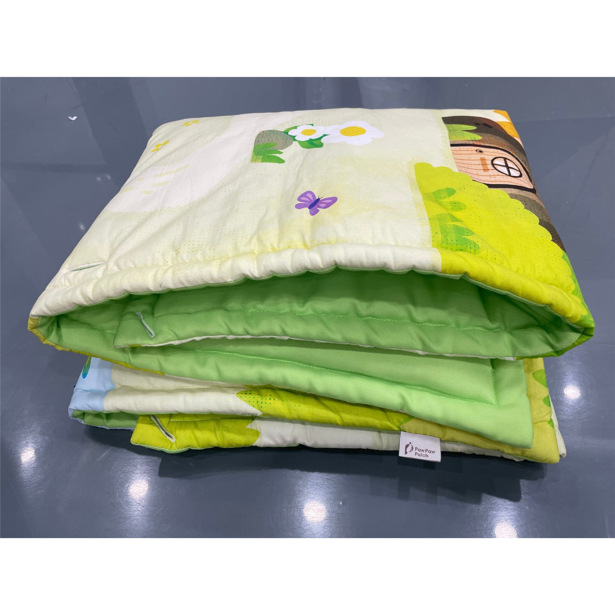 PawPawPatch Fabric Play Mat - Soft, Machine Washable,color