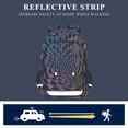 thumbnail image 5 of FORMRS Unisex School Backpack 17" Student Travel Bag with Laptop Compartment, Pink Wavy Plaid, 5 of 7