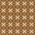 thumbnail image 1 of Ahgly Company Machine Washable Indoor Square Transitional Yellow Orange Area Rugs, 7' Square, 1 of 7