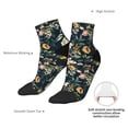 thumbnail image 6 of Pofeuu Watercolor Floral Print 30cm Socks, Adult Running Hiking Socks for Youth and Adult, 6 of 7