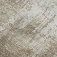 thumbnail image 3 of HomeRoots 679164 5 x 8 ft. Taupe Beige & Ivory Abstract Transitional Washable Machine Made Rectangle Area Rug with UV Protection, 3 of 9