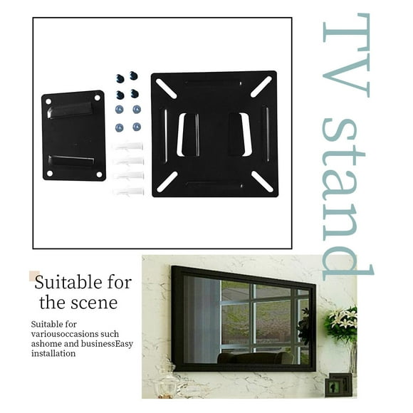 12-24 Inch TV Wall Mount Stand Home Office Computer LED LCD Display Screen Wall Steel Bracket