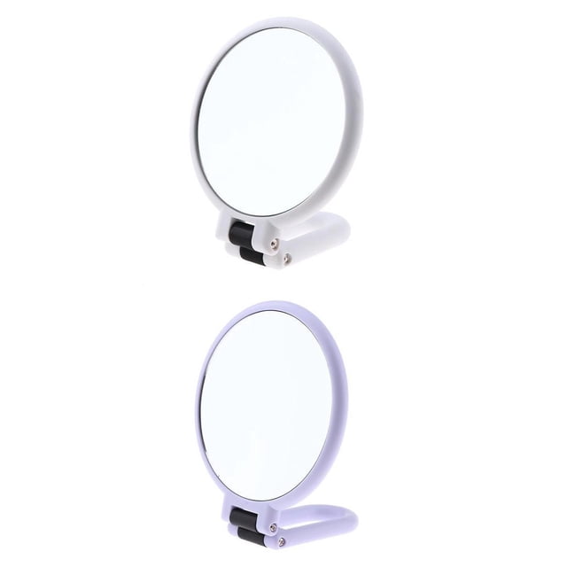 Espejo de dos cara - plegable - Ligero y portátil - Plegado completo de 360 degree - para su maquillaje - Espejos de jinwen Espejo de maquillaje de doble cara