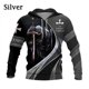 thumbnail image 3 of Sudadera con capucha de los Caballeros Templarios para hombre, con estampado 3D de armadura de soldado medieval, ropa de calle vintage, moda deportiva, ropa para mujer, 3 of 5