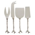 thumbnail image 1 of SARO SP904.S Ramoscello Collection Brindille Design Couverts à Fromage Argent - Lot de 4, 1 of 1