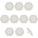thumbnail image 1 of 10 botones de flor de perla de 0,67 x 0,73 pulgadas, botones de vástago de perla de metal plateado con 1 agujero, perla artificial, botones para coser en la ropa, 1 of 7