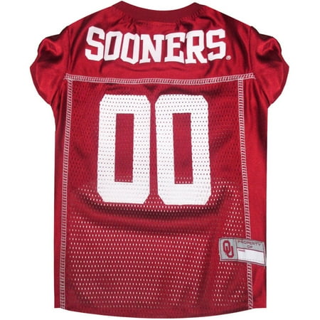 - Pets First College Oklahoma Sooners Collegiate Dog Jersey, Available in Various Sizes