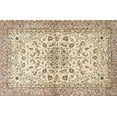 thumbnail image 1 of Ahgly Company Machine Washable Indoor Rectangle Traditional Dark Almond Brown Area Rugs, 6' x 9', 1 of 7