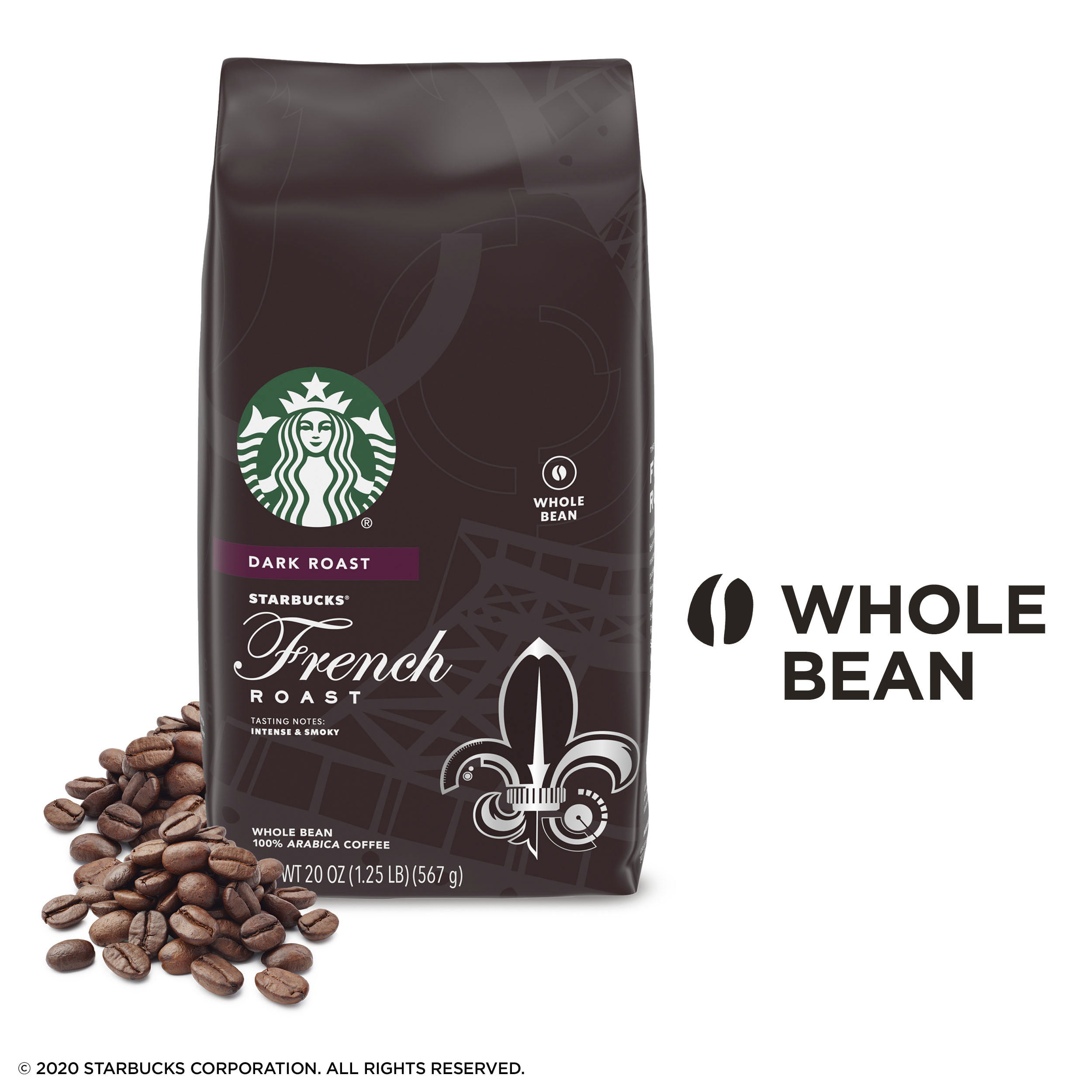 Tim Hortons Whole Bean Original Blend Ground Coffee, 100% Arabica Medium  Roast, 12 oz