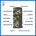 thumbnail image 4 of TUFF Sports Face Mask and Neck Gaiter - Digital Camo Bandana, 1 Count, 4 of 5