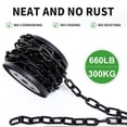 thumbnail image 3 of Cadena colgante de metal Sel Natural, 6 mm, 6 m, negra, resistente, 3 of 6