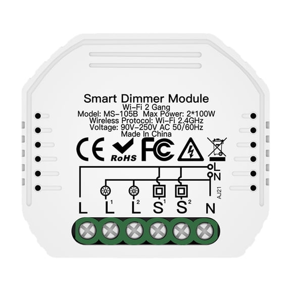 DIY Smart WiFi LED Dimmer Switch 2 Way Switch Voice Dimming Smart Switch for Smart Lif y6178