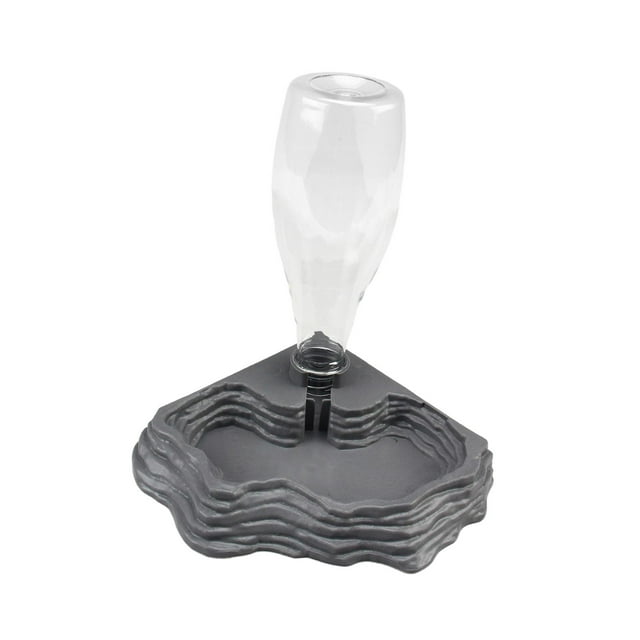 Xuanheng Automatic Reptile Water Dispenser 400ml Capacity for Lizards Chameleon Gecko Gray