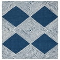 thumbnail image 6 of SAFAVIEH Micro-Loop Jamaar Diamond Area Rug, Navy/Ivory, 6' x 9', 6 of 9