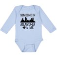 thumbnail image 3 of Inktastic Atlanta Georgia Someone Loves Me Skyline Boys or Girls Long Sleeve Baby Bodysuit, 3 of 5