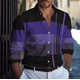 thumbnail image 3 of Camisas casuales con estampado floral para hombre, para exteriores, calle, suaves y cómodas, para uso diario, con solapa, para otoño, camisas de gran tamaño, 3 of 5